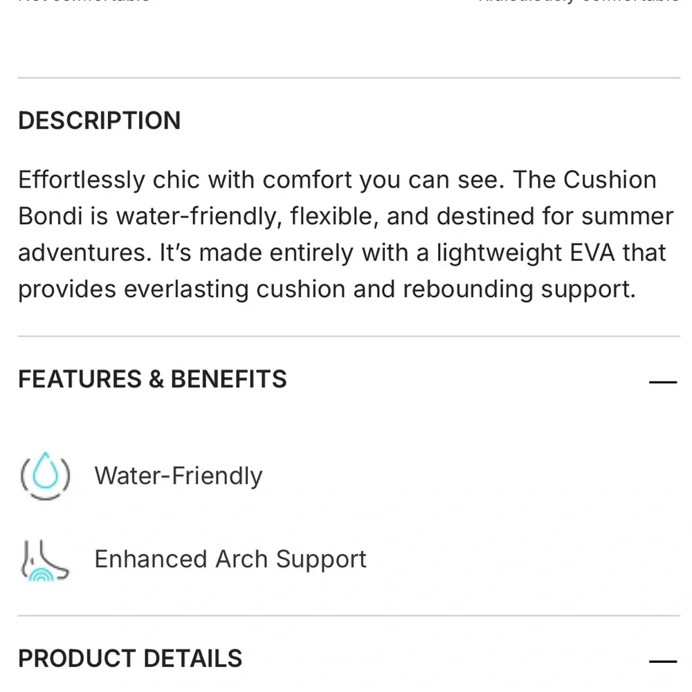 Reef Cushion Bondi Arch Support Water Friendly Size 9 flip flop Sandel - Picture 9 of 10